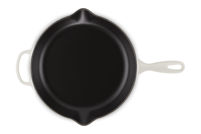 Le Creuset Cast Iron Signature Skillet 30cm MeringueMeringue image number 5